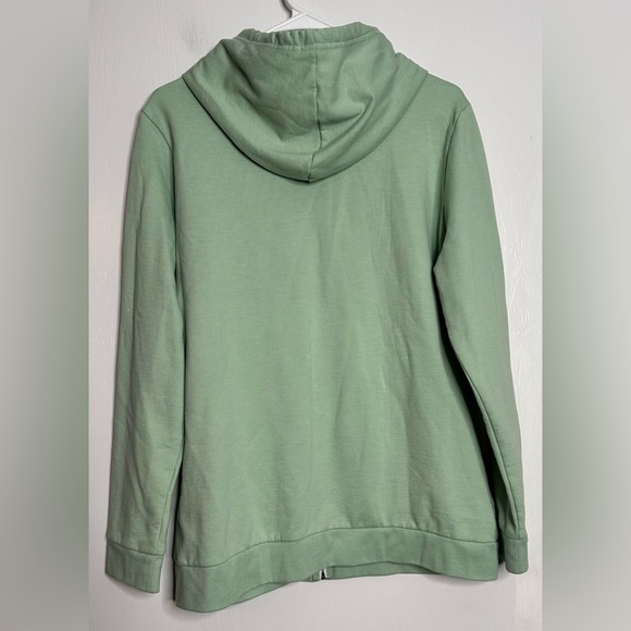 Eddie Bauer Women's Green Fleece hoodie.  Size Large. - Picture 5 of 5